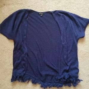 Navy Blue Coverup Shall